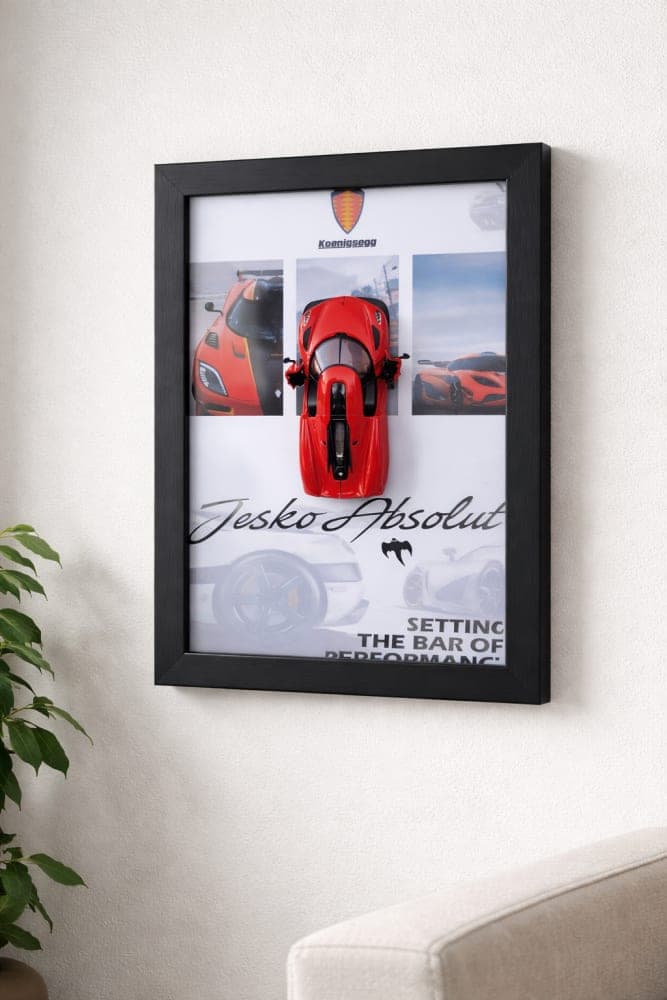 Koenigsegg Jesko Absolut 3D Die-caste frame